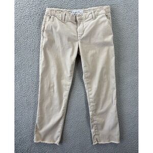 Frank & Eileen Wicklow Pants Womens 4 Crop Chinos Cotton Casual Twill
